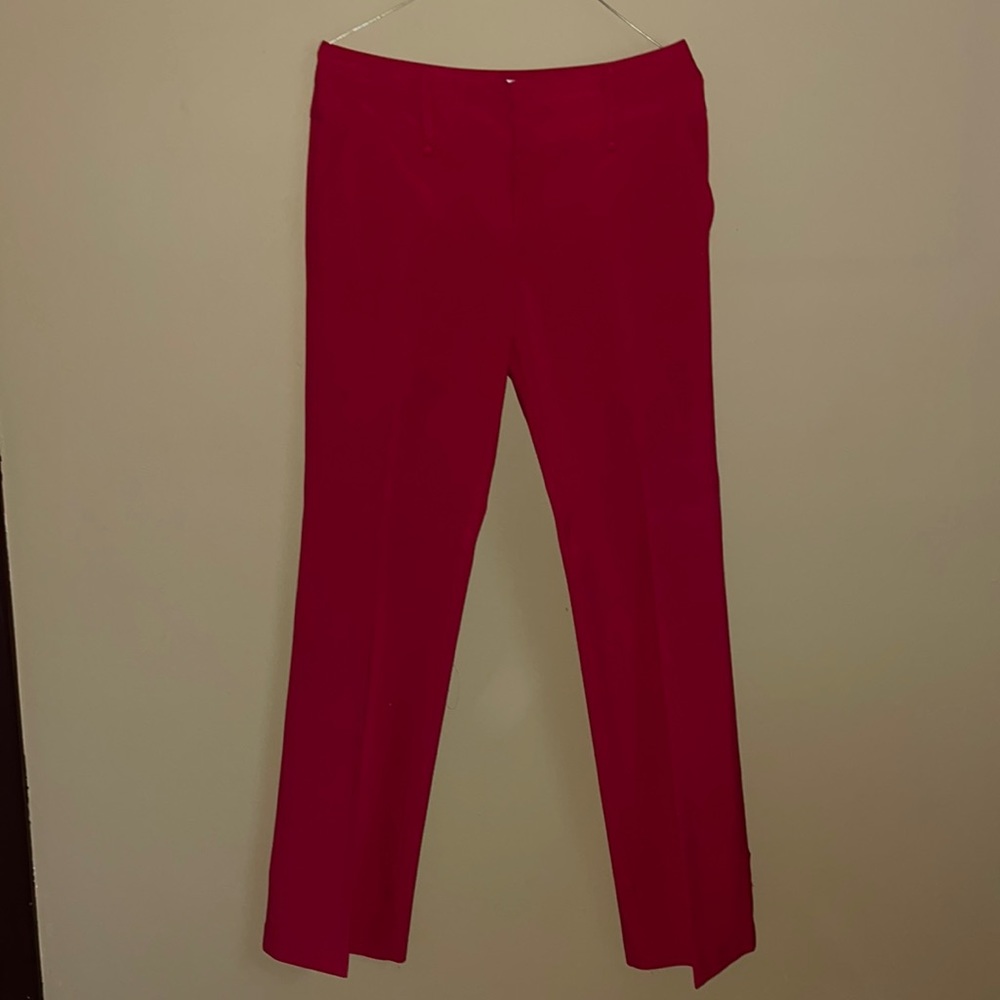 Red slacks